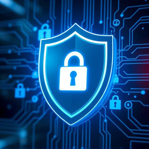 Shield representing data protection